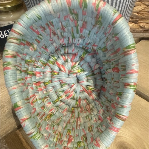 Curiously Coiled Teardrop Basket