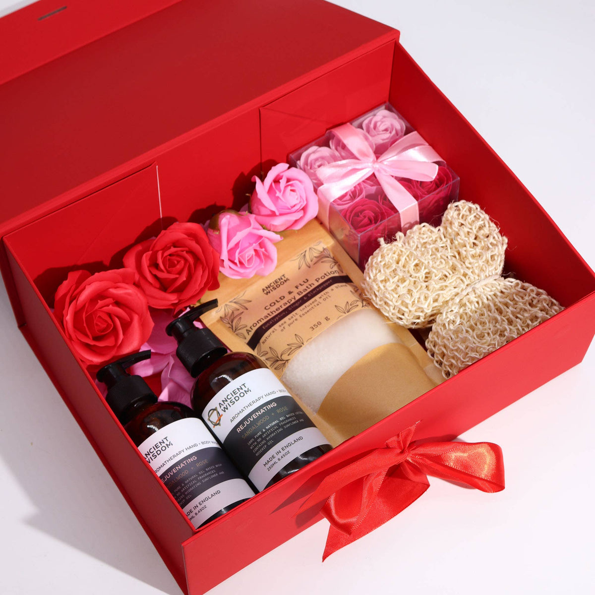 Flat Pack Gift Box -  (33x25x12cm) - Red
