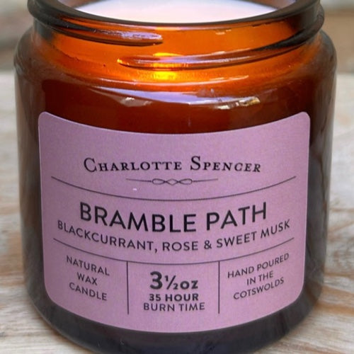 Bramble Path Scented Soy Candle 3.5oz | Charlotte Spencer | Made in the Cotswolds