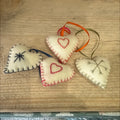 Felt Hearts