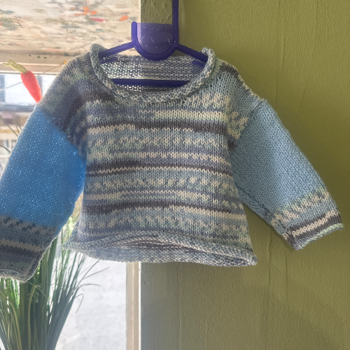 Baby Blue Jumper 0-6 Months