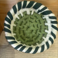 Curiously Coiled Green Dish