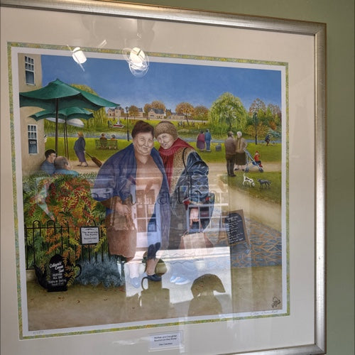 Mother and Daughter Framed