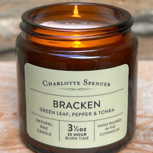 Bracken Scented Soy Candle 3.5oz | Charlotte Spencer | Made in the Cotswolds