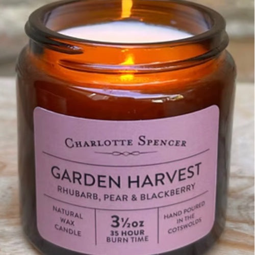 Garden Harvest Scented Soy Candle 3.5oz | Charlotte Spencer | Made in the Cotswolds